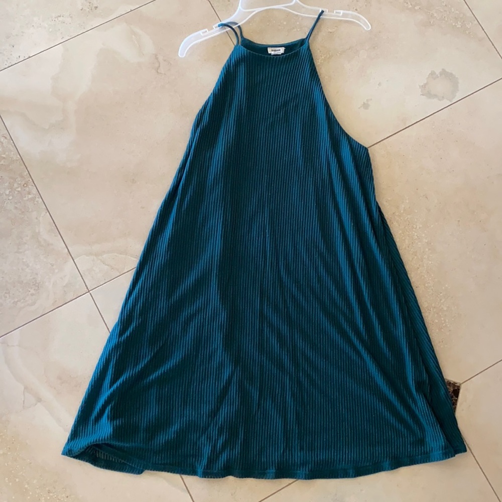 Green racer back Garage Dress
